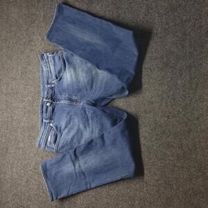 ALTERED Hugo Boss Mens Jeans Regular Straight Leg Stretch Blue W36 L26 ALTERED